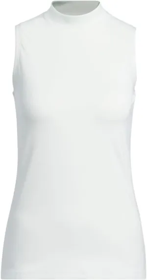 adidas Women's Ultimate365 Sleeveless Mock Neck Polo Shirt
