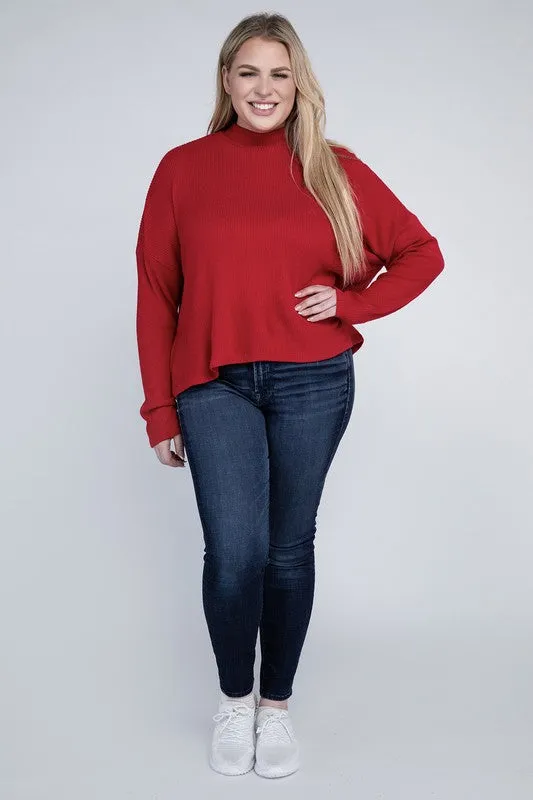 Ambiance Plus Drop Shoulder Long Sleeve Top