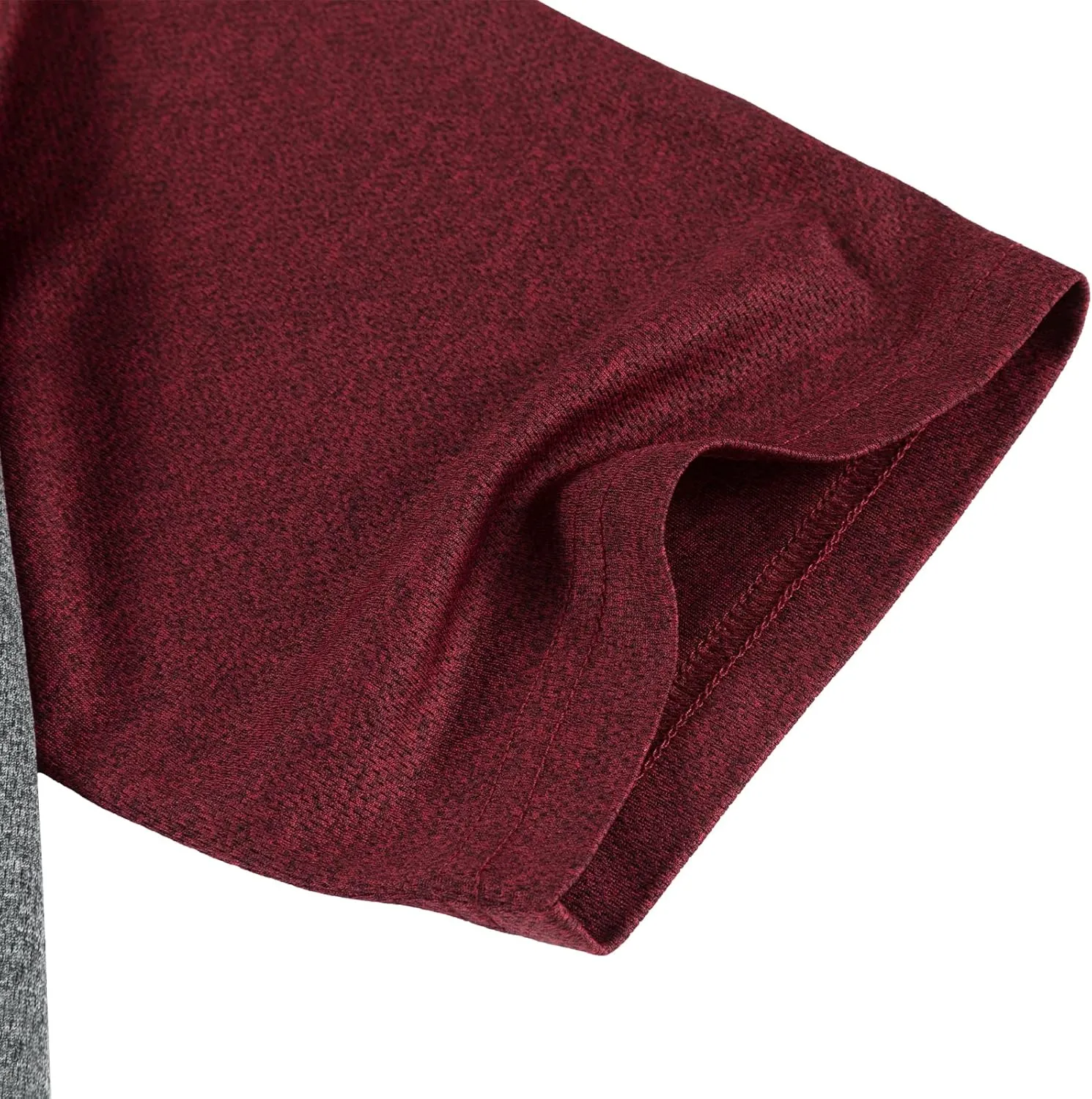 Men's Casual Short Sleeve Moisture Wicking Performance Golf Polo Contrast Color Patchwork Pique Shirts Tops