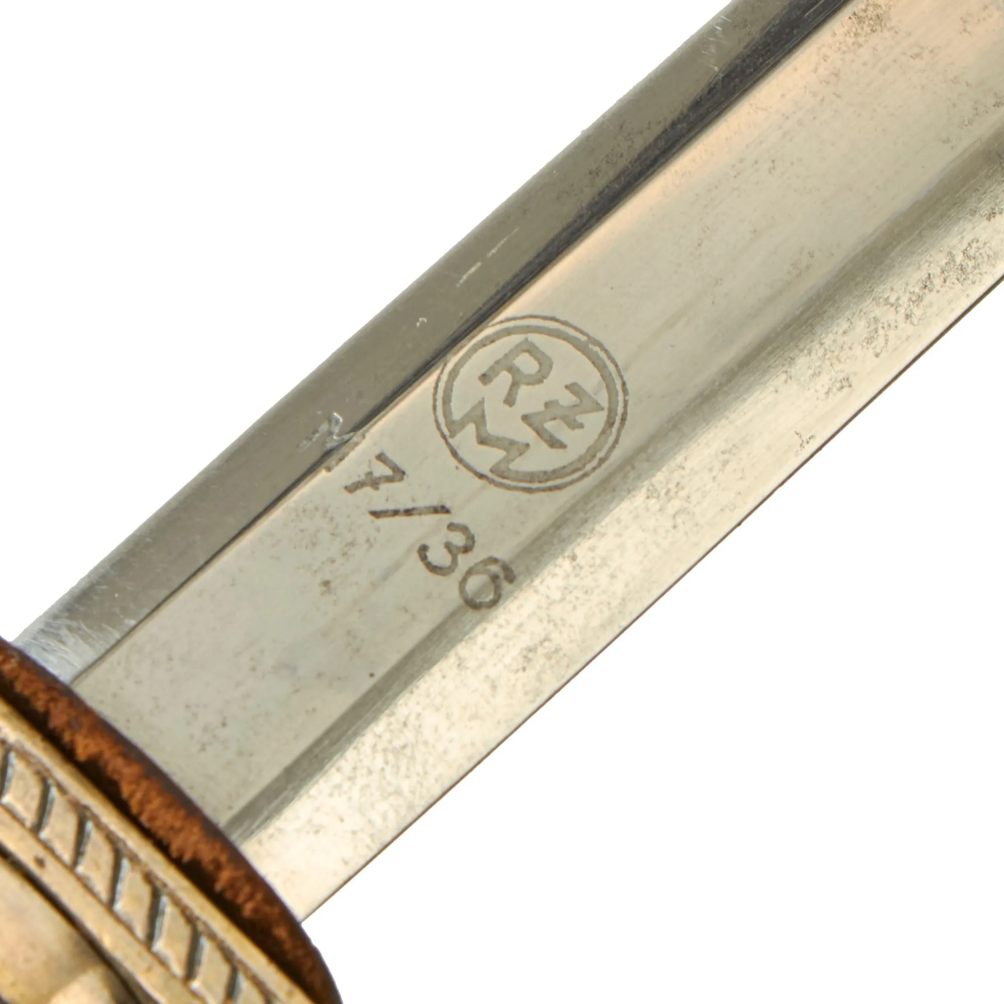 Original Scarce German WWII HJ National Youth Association Leader's Dagger by E. & F. Hörster of Solingen with Scabbard - RZM M7/36