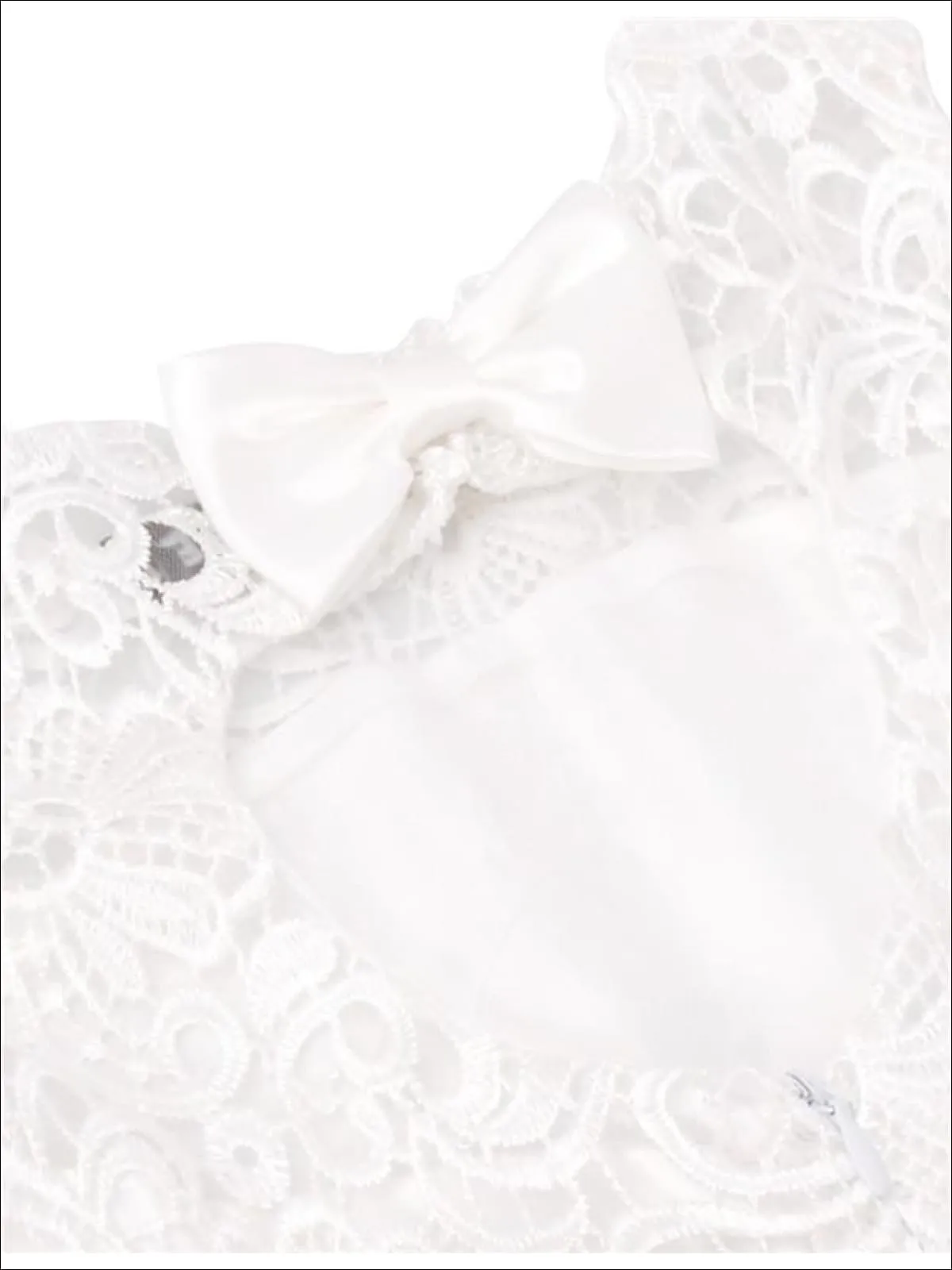 Wedding Bells Tulle Overlay Flower Girl Dress